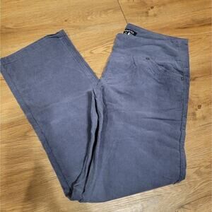 Women's Pull On Chadwicks Dark Grey Corduory 8 Petite Pants